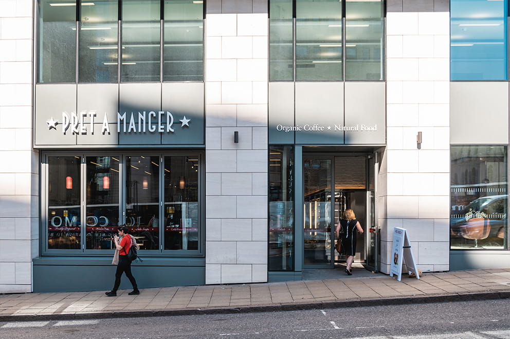 Pret a Manger, Birmingham.